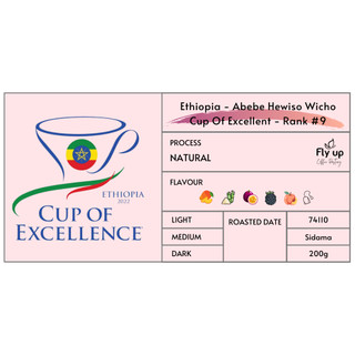 Specialty: Cà Phê Pourover/Espresso Ethiopia Sidama Abebe Hewiso Wicho - Cup Of Excellent 2022 - Gói 200g