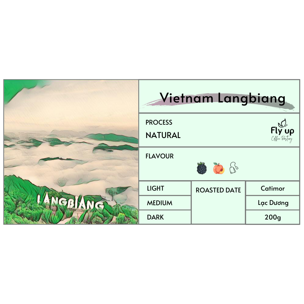 Specialty: Cà Phê Pourover/Espresso Vietnam Langbiang Natural - Gói 200g