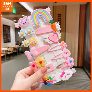 Set 14 kẹp tóc đáng yêu cho bé gái