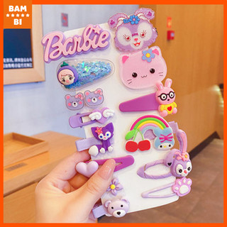 Set 14 kẹp tóc đáng yêu cho bé gái