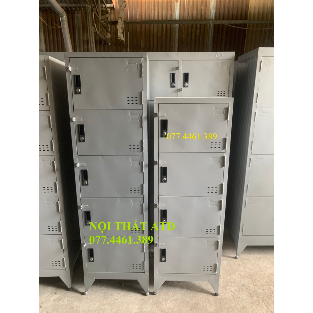 Tủ locker tĩnh điện 3 4 5 tầng