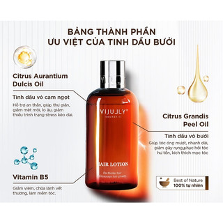 Tinh dầu bưởi kích thích mọc tóc Vi Jully 150ml