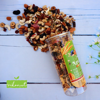 Ngũ cốc Granola giòn, thơm, siêu hạt vị mật ong, matcha, chocolate [500g 250g]