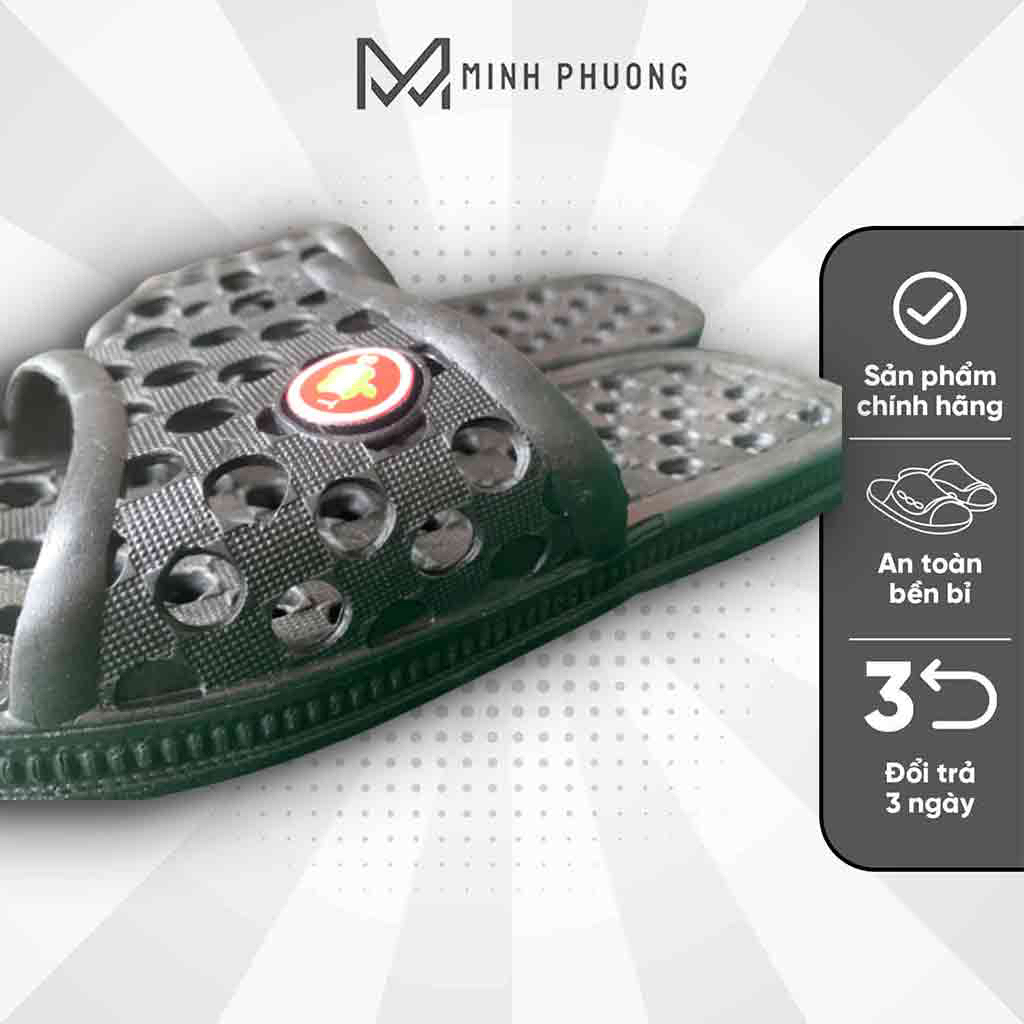 Dép lỗ táo đi trong nhà tắm, nhà vệ sinh, dép đi trong nhà chất liệu nhựa pvc mềm êm chân