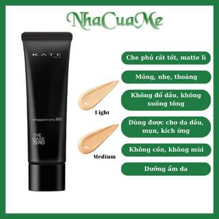 Kem nền kiềm dầu che khuyết điểm BB Cream Siêu Mỏng Mịn Whipped Matte Kanebo Kate 30g