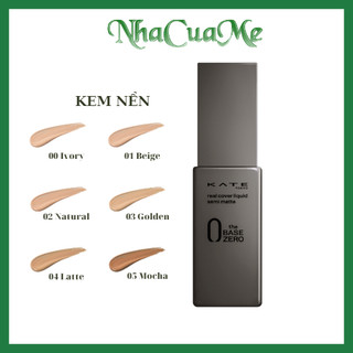 Kem nền kiềm dầu Kanebo Kate Reel Liquid SPF15, siêu che phủ vết thâm, nám, tàn nhang, mỏng mịn, tự nhiên