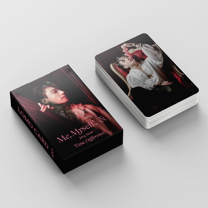 Bộ ảnh 55 lomo card BTS JK myself 2022 dành cho fan