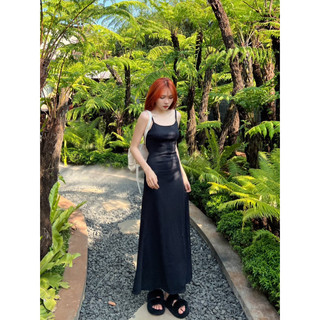 Đầm body thun lưng trần 3 màu