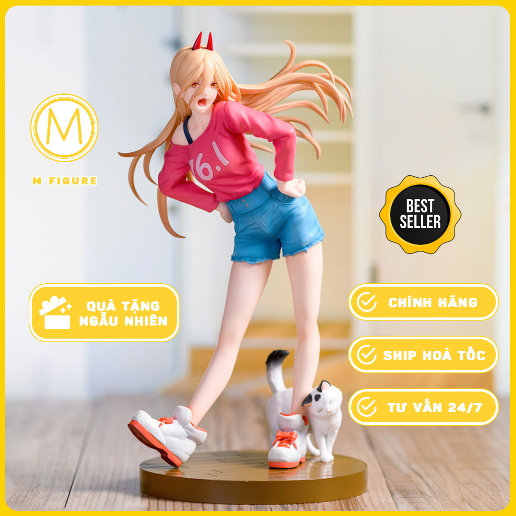 MÔ HÌNH CHÍNH HÃNG POWER and Nyako - Chainsaw Man - Luminasta