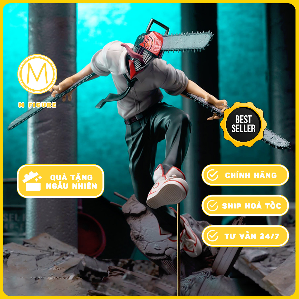 MÔ HÌNH CHÍNH HÃNG DENJI - Chainsaw Man - Luminasta