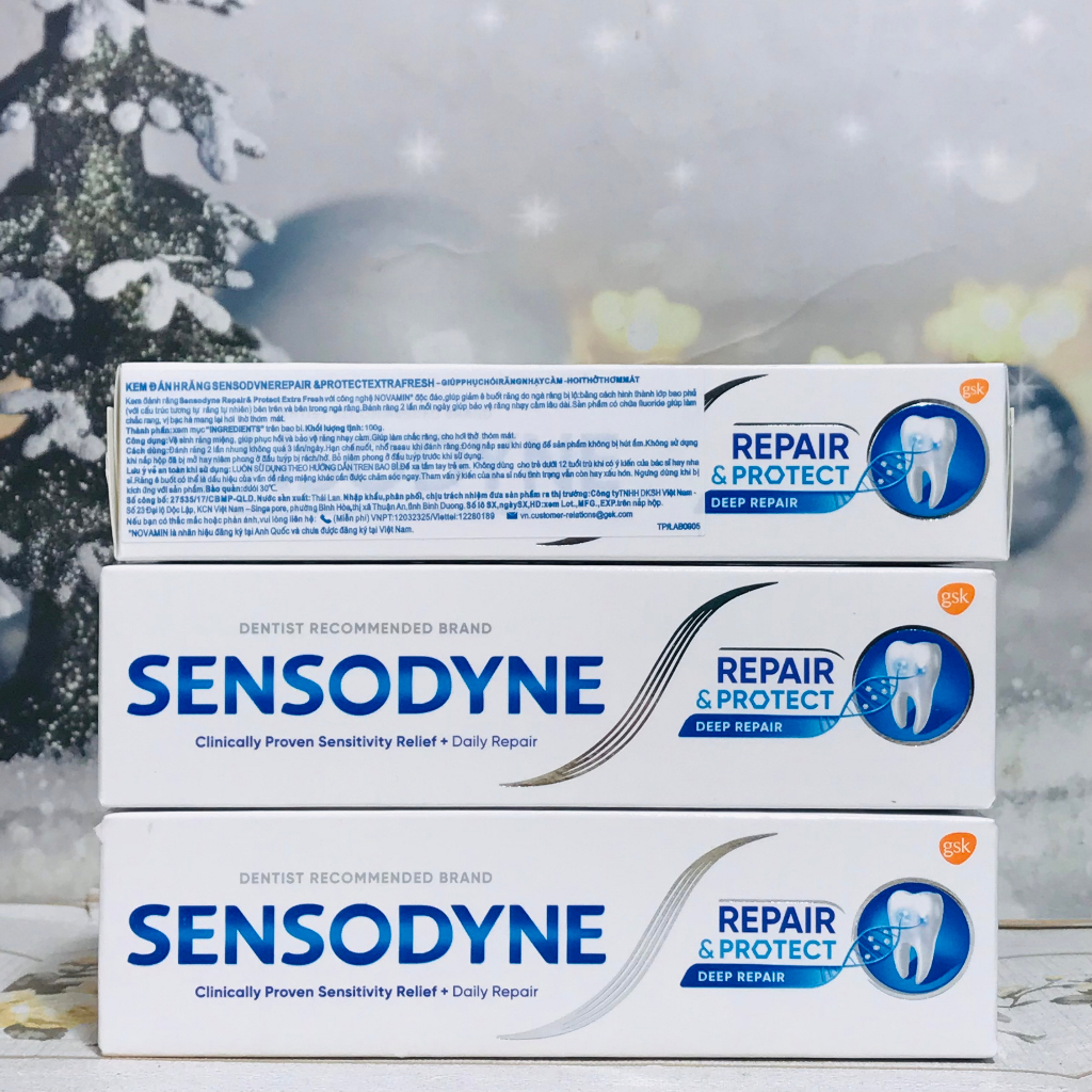 Kem đánh răng Sensodyne Repair & Protect Extra Fresh 100g BẢO VỆ RĂNG MIỆNG