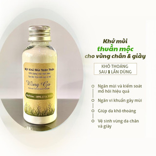 Bột khử mùi hôi chân- không mùi