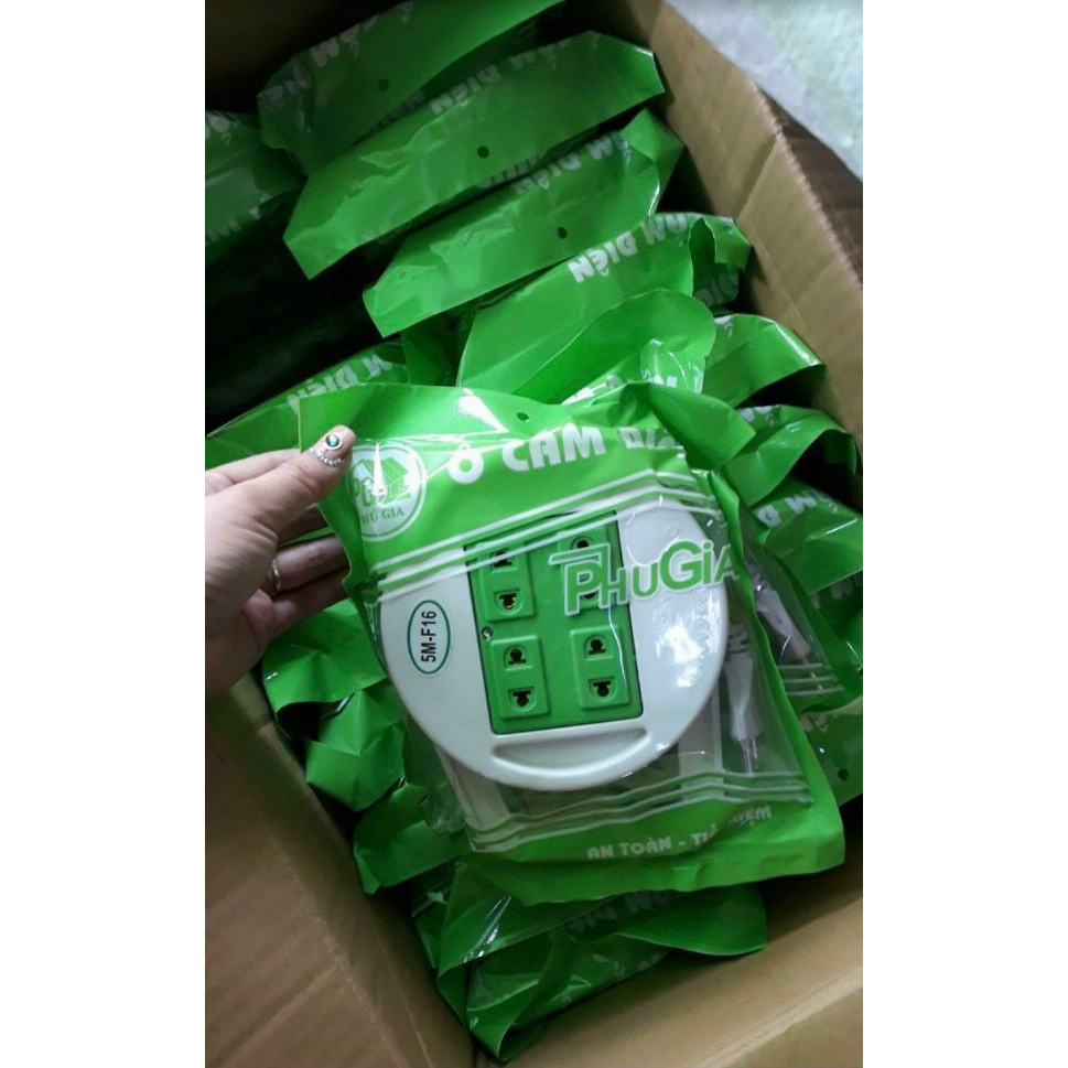 Ổ Cắm Điện Kéo Dài Quay Tay Cao Cấp Siêu Bền PHÚ GIA 5M-8M-10M