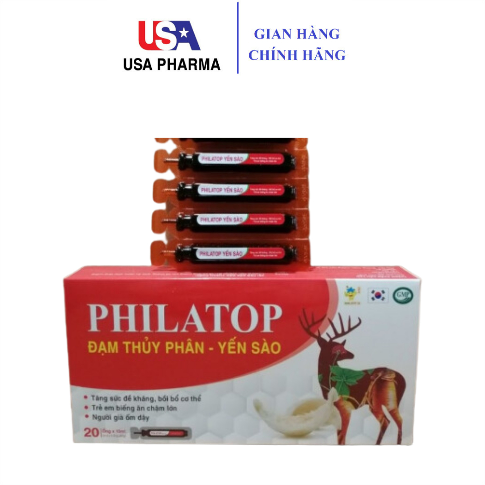 Siro Philatop yến sào, tăng cường sức đề kháng