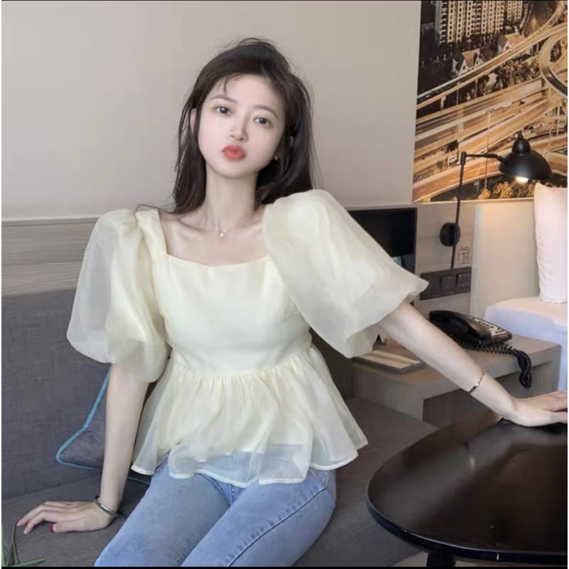 [Mã TOPS06 giảm đến 10k đơn 99k] Áo babydoll cột nơ sau | BigBuy360 - bigbuy360.vn