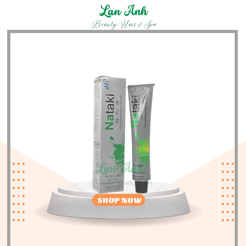 Màu Nhuộm Tóc Nataki Collagen cho salon 100ml Màu nhuộm tóc Nhật Bản MUA5GIAM6% MUA10GIAM9% MUA50 TẶNG BẢNG MÀU