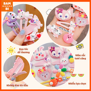 Set 14 kẹp tóc đáng yêu cho bé gái