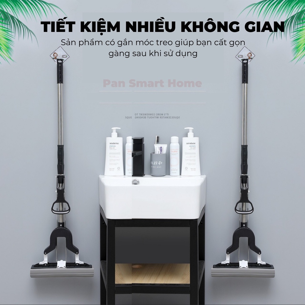 Cây lau nhà đầu mút cao su non siêu thấm nước, cây lau nhà bằng mút xốp loại tốt