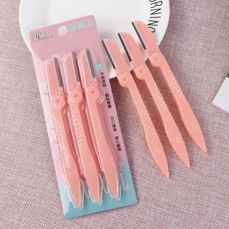Set 3 dao cạo lông mày