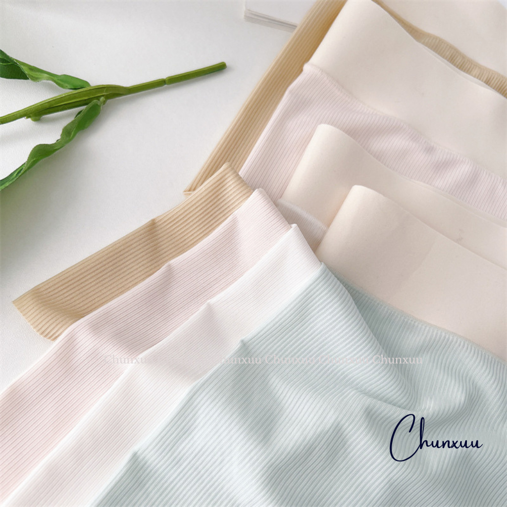 Quần mặc váy cotton gân tăm phối cạp su CHUNXUU, thiết kế dáng đùi bảo hộ tốt không viền không đường may- QV15
