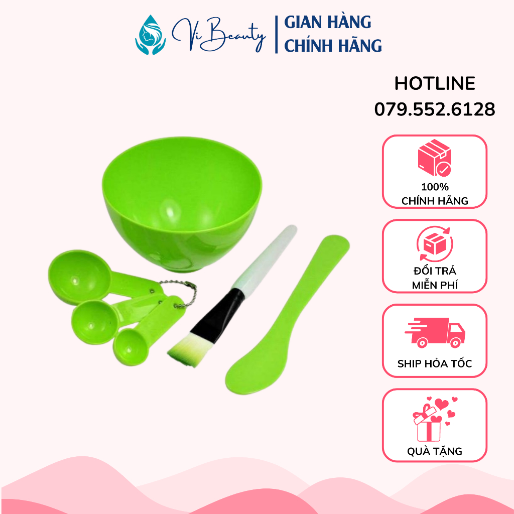Bộ Trộn 6 Món - Đo lường - Trộn Mặt Nạ