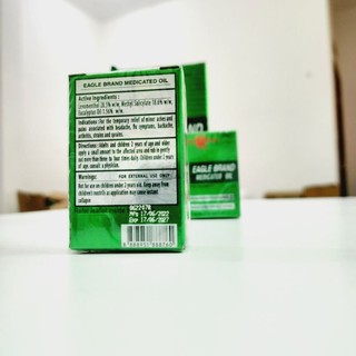 Dầu xanh con ó 3ml (Chính hãng Singapore - có xuất HD)