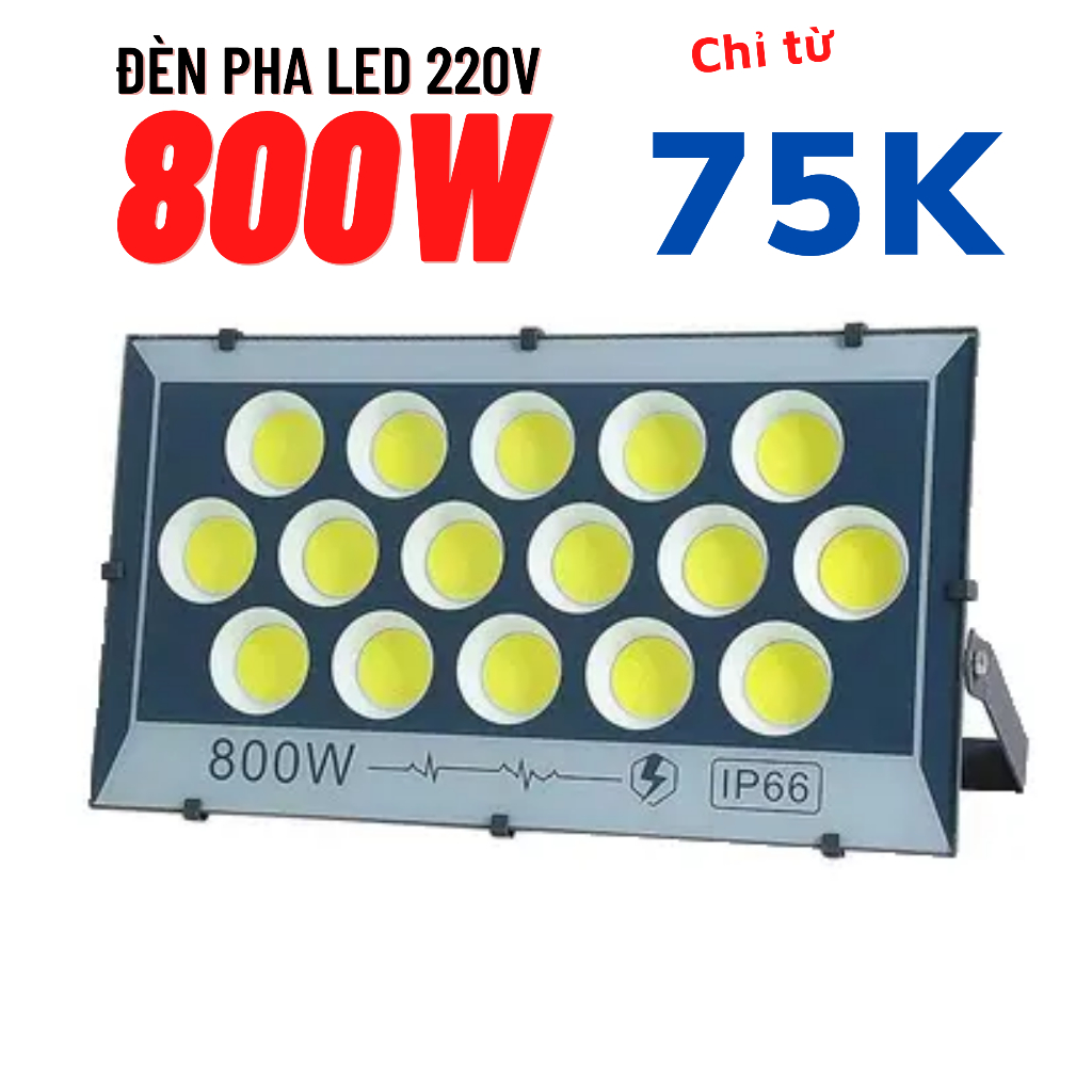 Đèn Pha Led Công Trình Chuyên Dùng Cob 600W 500W 400W 300W 200W 100W 50W Ip66