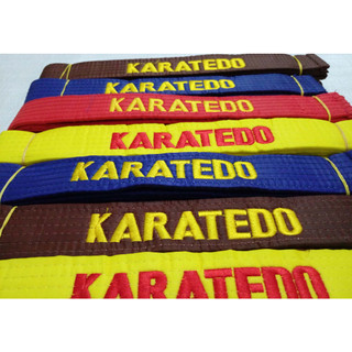 Đai karatedo thêu 2 đầu dày đẹp