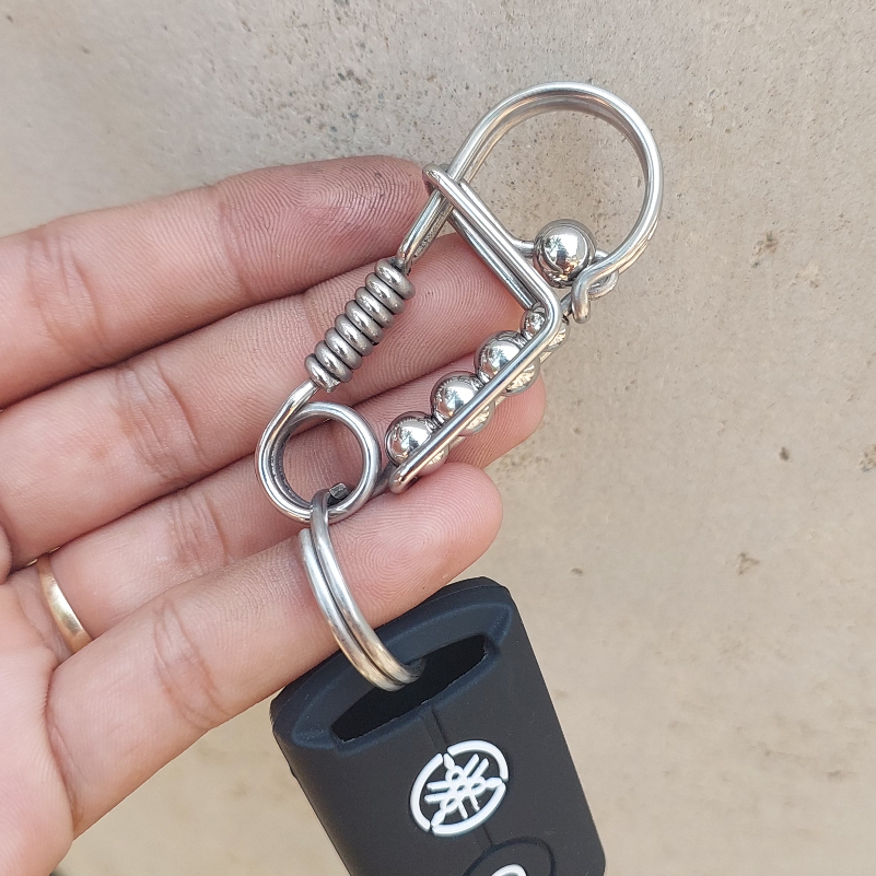 MÓC KHÓA INOX MẨU ĐƠN GIẢN GỌN NHẸ