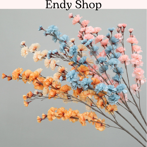 Hoa anh đào hoa giả trang trí nhà cửa, decor phòng, phụ kiện chụp ảnh - Endy Shop