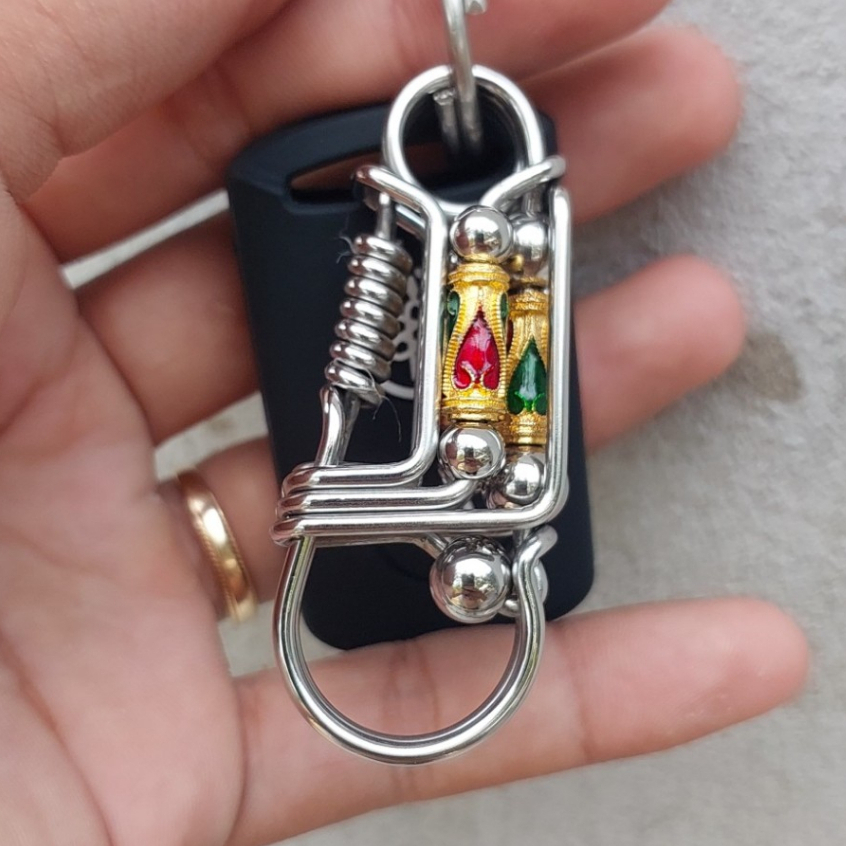 MÓC KHÓA INOX MẨU 3 ĐƯỜNG NHIỀU LỰA CHỌN ĐỌC LẠ TỈ MỈ