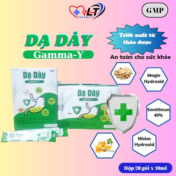 Dạ Dày GAMMA-Y(Thảo dược), Hỗ trợ giảm acid dịch vị, trào ngược dạ dày thực quản, giúp bảo vệ niêm mạc dạ dày