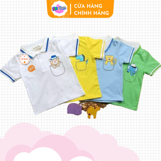 Áo Polo cộc tay cho bé 💖 Áo cotton cổ bẻ Polo cho bé trai bé gái 💖 Quần áo trẻ em