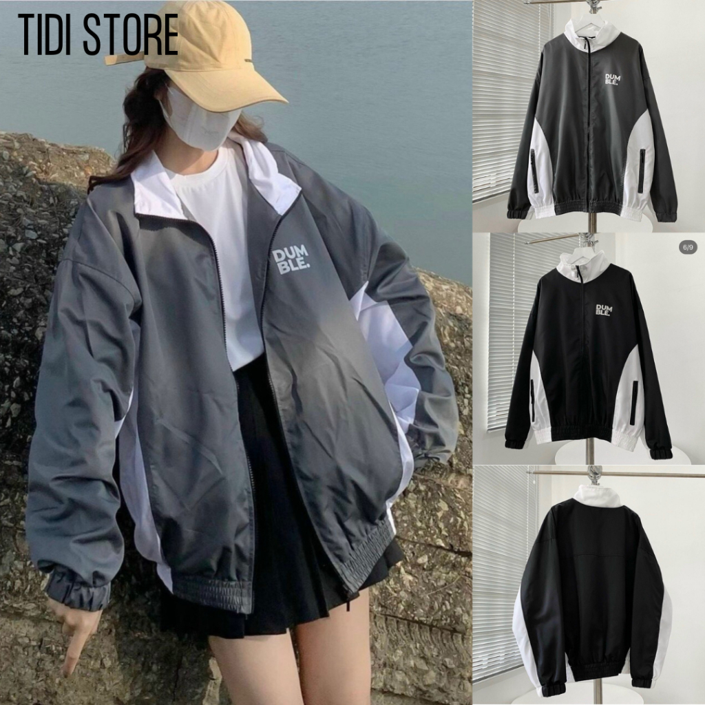 Áo khoác dù gió unisex nam nữ 2 lớp thiết kế trẻ trung thời trang JD46