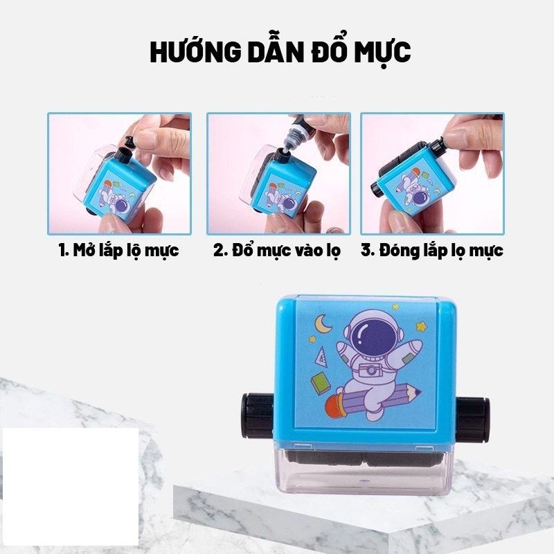 Máy in Con Lăn Tạo Phép Tính Cộng Trừ Nhân Chia mini đơn giản ngẫu nhiên cho bé - Con lăn phép toán