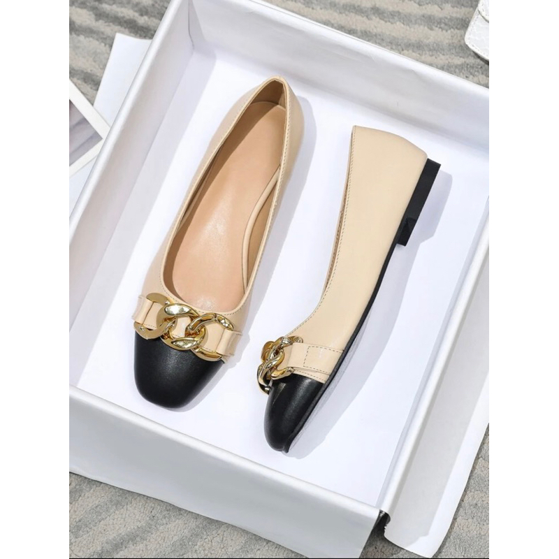 Giày bệt nữ đính chuỗi