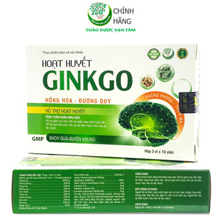 Hoạt Huyết GINKGO - Hỗ trợ hoạt huyết, tăng tuần hoàn máu não