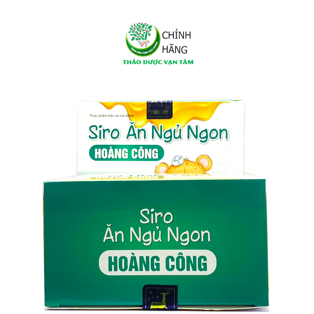 Siro Ăn Ngủ Ngon Hoàng Công hộp 20 ống