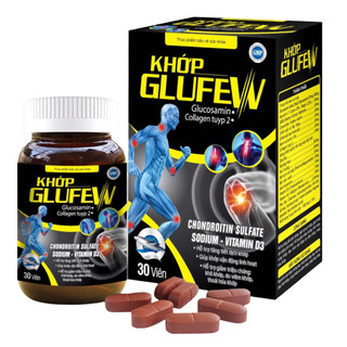 KHỚP GLUFEW - Giảm triệu trứng: khô khớp, cứng khớp, đau nhức các khớp do viêm khớp và thoái hóa khớp