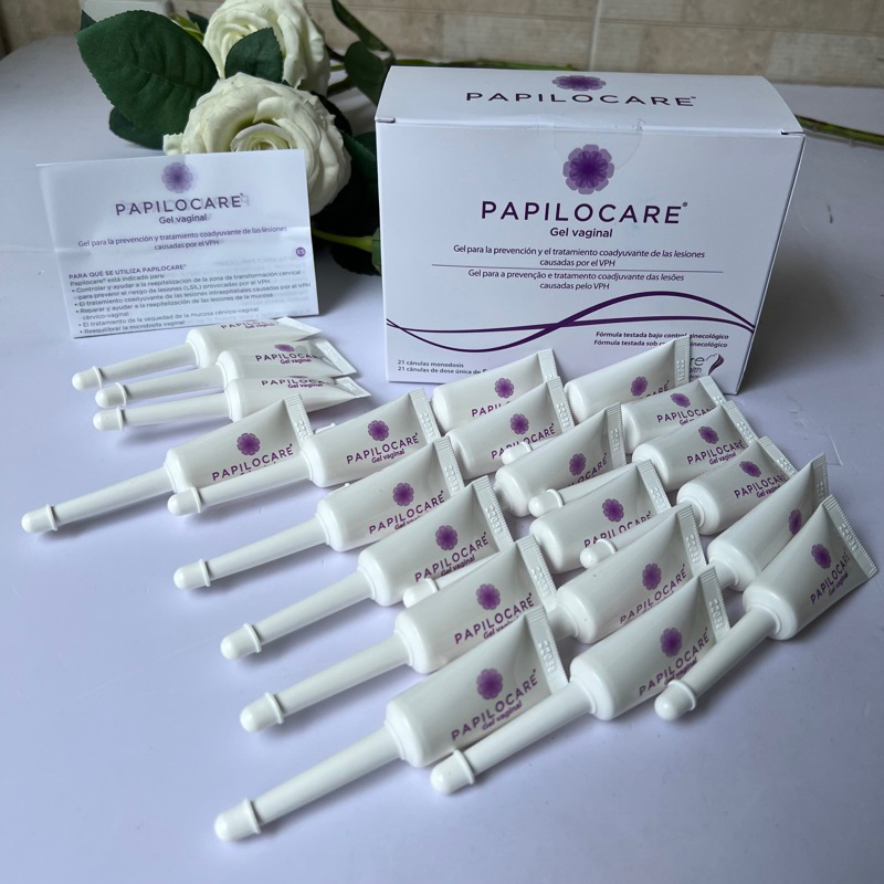 PAPILOCARE Gel phụ khoa tăng đào thải HPV, phục hồi và dự phòng sang thương cổ tử cung do HPV