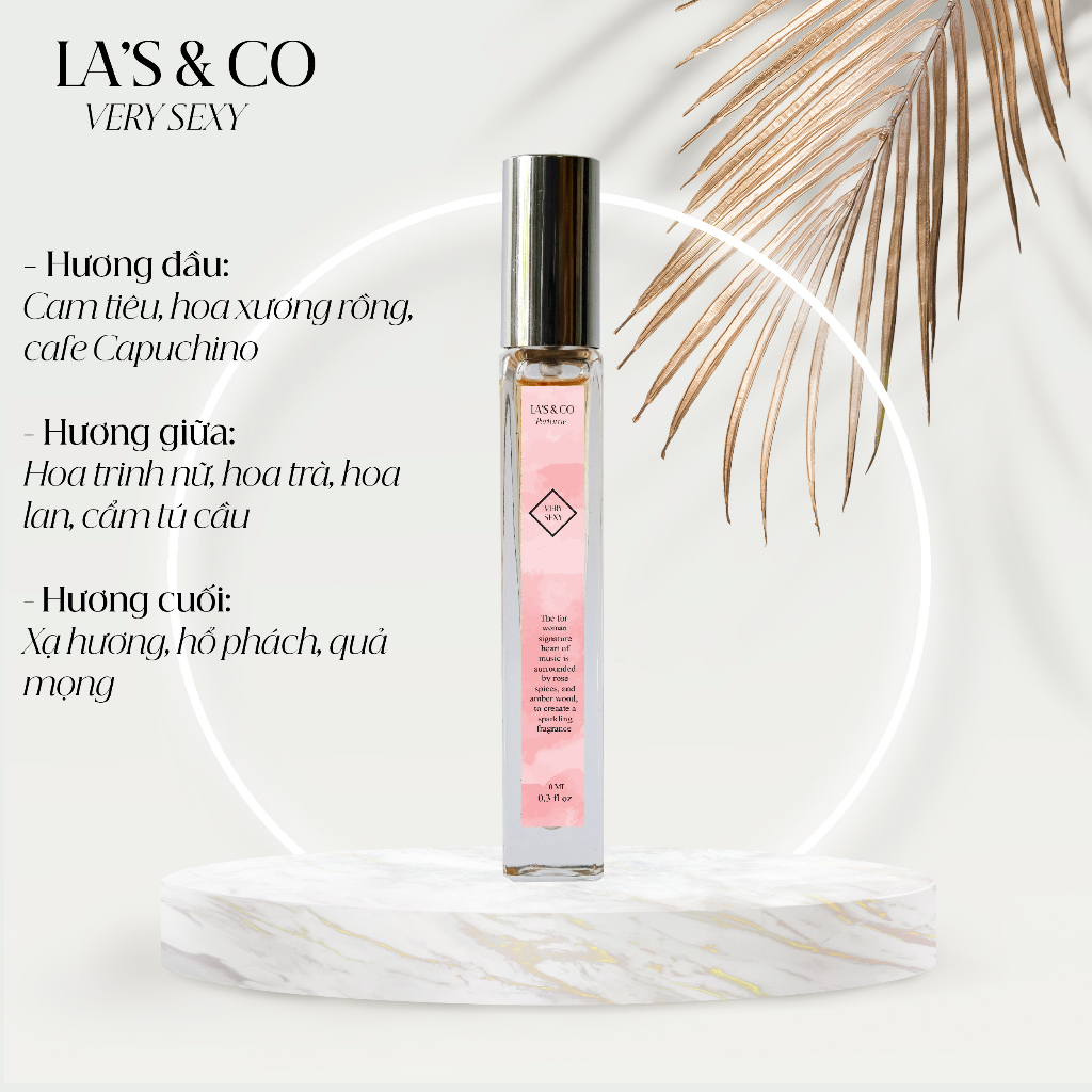 Nước hoa nữ La's & Co Very Sexy 10ml Gợi Cảm, Tươi Mát