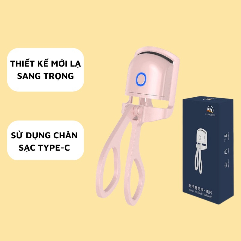 Máy Uốn Lông Mi Bằng Nhiệt, Giúp Uốn Mi Làm Cong Đơn Giản, An Toàn