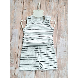 Bộ cotton ba lỗ cho bé mỏng mát