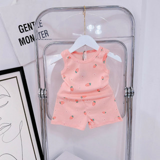 Bộ cotton ba lỗ cho bé mỏng mát