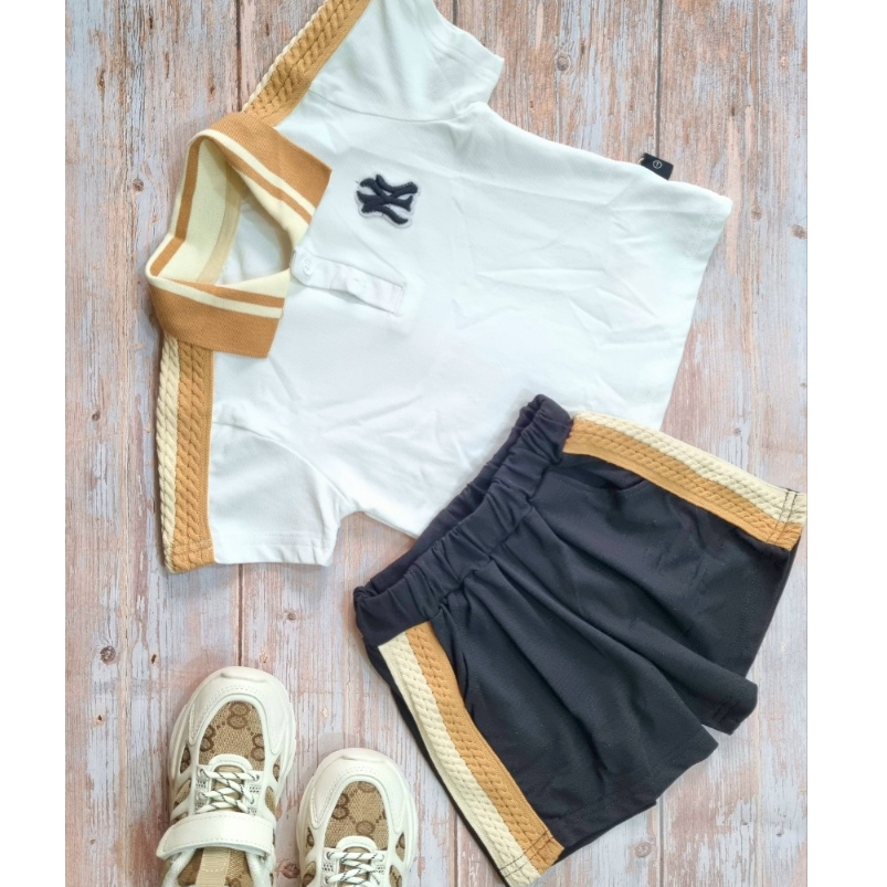 Bộ cotton cộc tay cho bé.(ảnh thật)