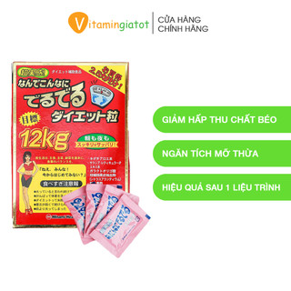  Viên uống giảm cân 12kg Minami Kendai Eat & Diet Nhật Bản  75 gói  