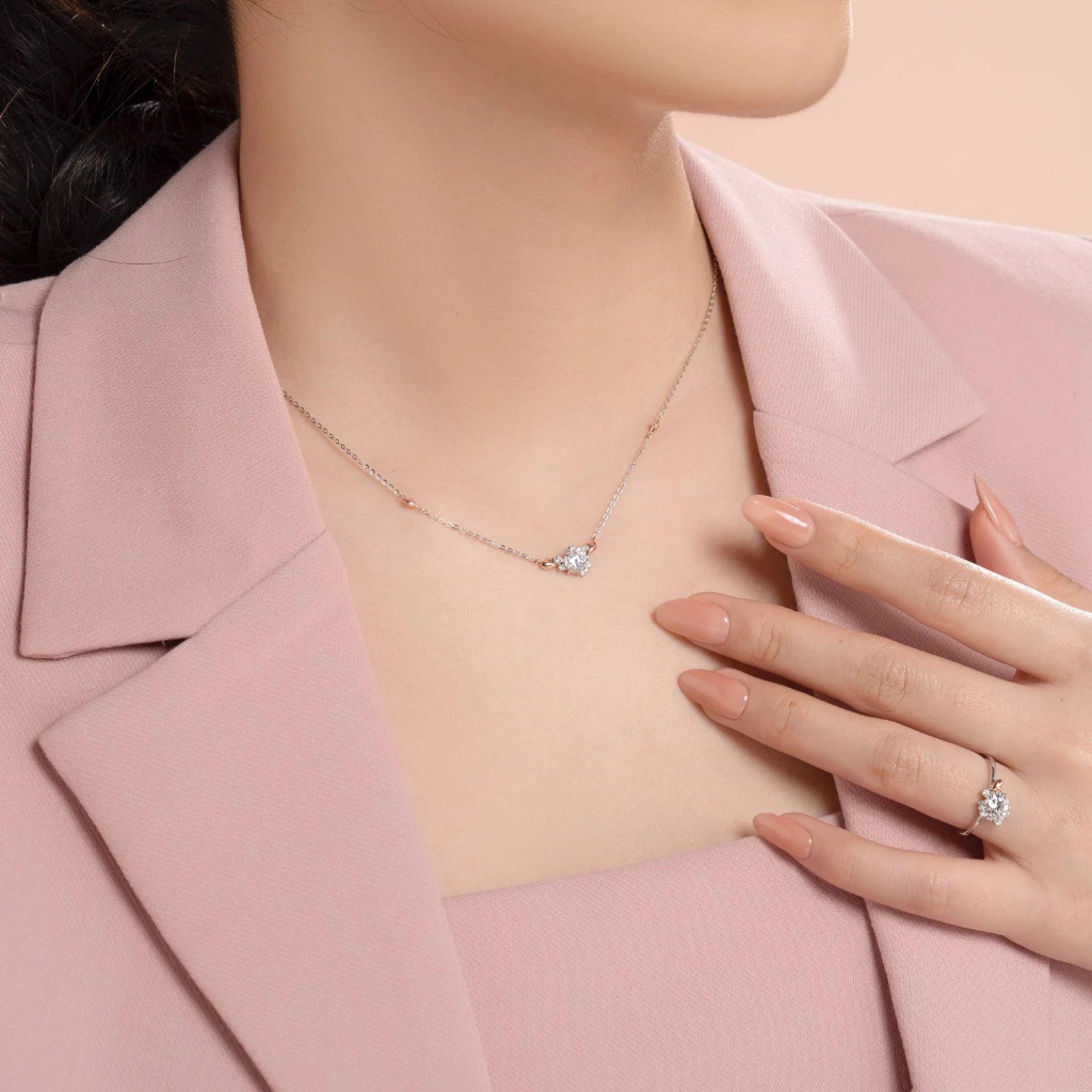 Dây chuyền vàng 14k DCPTB350 Huy Thanh Jewelry