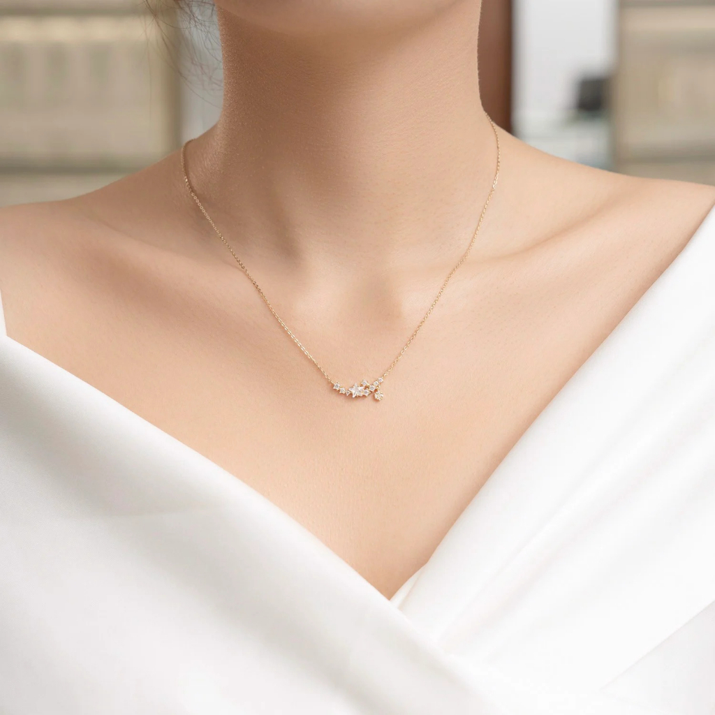 Dây chuyền vàng 14k DCPTB344 Huy Thanh Jewelry