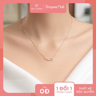 Dây Chuyền Vàng Tây 14k DCPTB344 Huy Thanh Jewelry