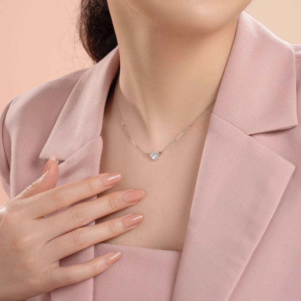 Dây chuyền vàng 14k DCPTB350 Huy Thanh Jewelry